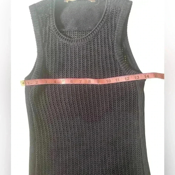 Athleta Knit Navy Blue Tank Top High-Low Hem Size XS - Picture 7 of 10